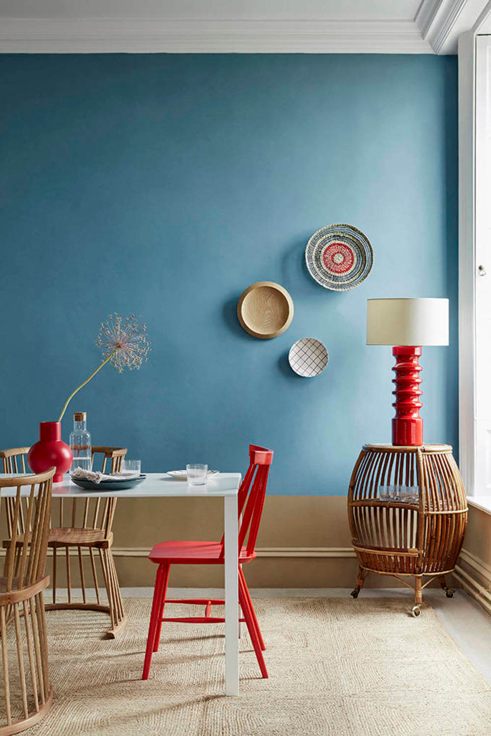 Little Greene Masonry Paint Blue Verditer 104 PaintGreene.nl