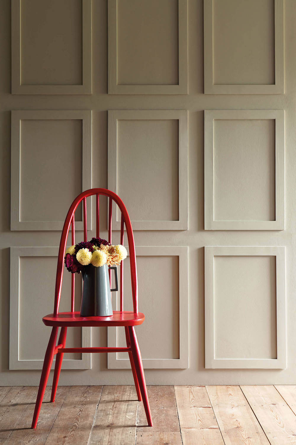 Little Greene Masonry Paint Portland Stone Dark 157 PaintGreene.nl