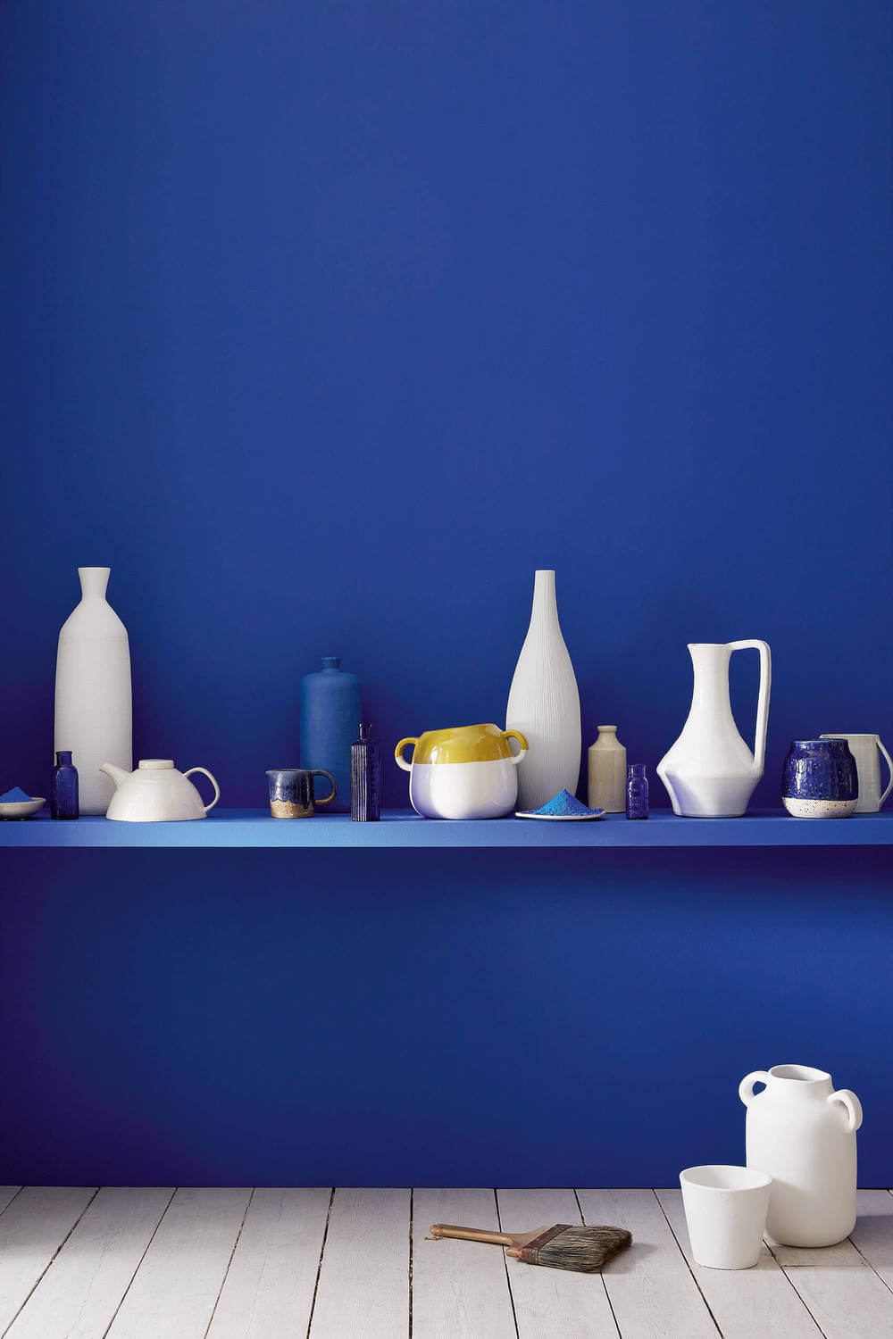 Little Greene Absolute Matt Emulsion Ultra Blue 264 Basecoat Paint