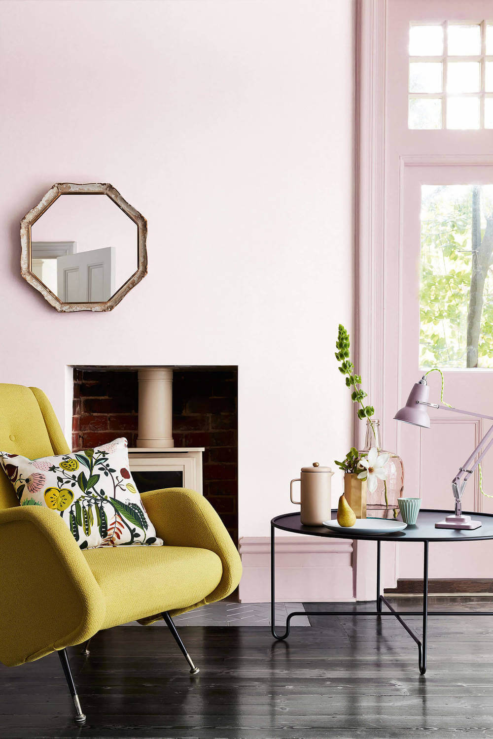 Little Greene Intelligent Eggshell Dorchester Pink Mid 286