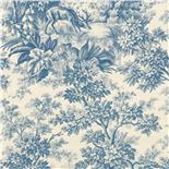 Little Greene Revolution Papers Stag Toile Juniper (263)