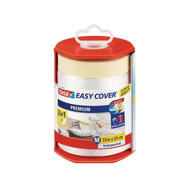 Tesa Easy Cover Afdekfolie + Plakband 33m x 55cm | Navulling